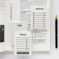 Minimalist Mini Notepad, Tearable Daily To-Do List Planner for Students, Small Notebook for Notes and Memos 4
