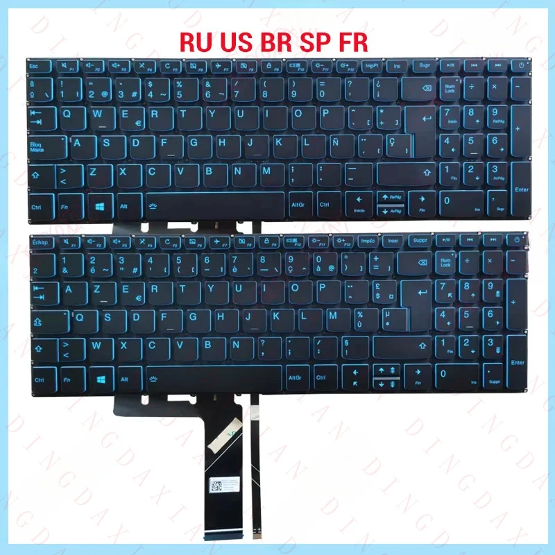Teclado NUEVO F+ para portátil IdeaPad L340-15 L340-15IRH L340-15API L340-15IWL L340-17 L340-17IWL US/Francés/Brasil/Español