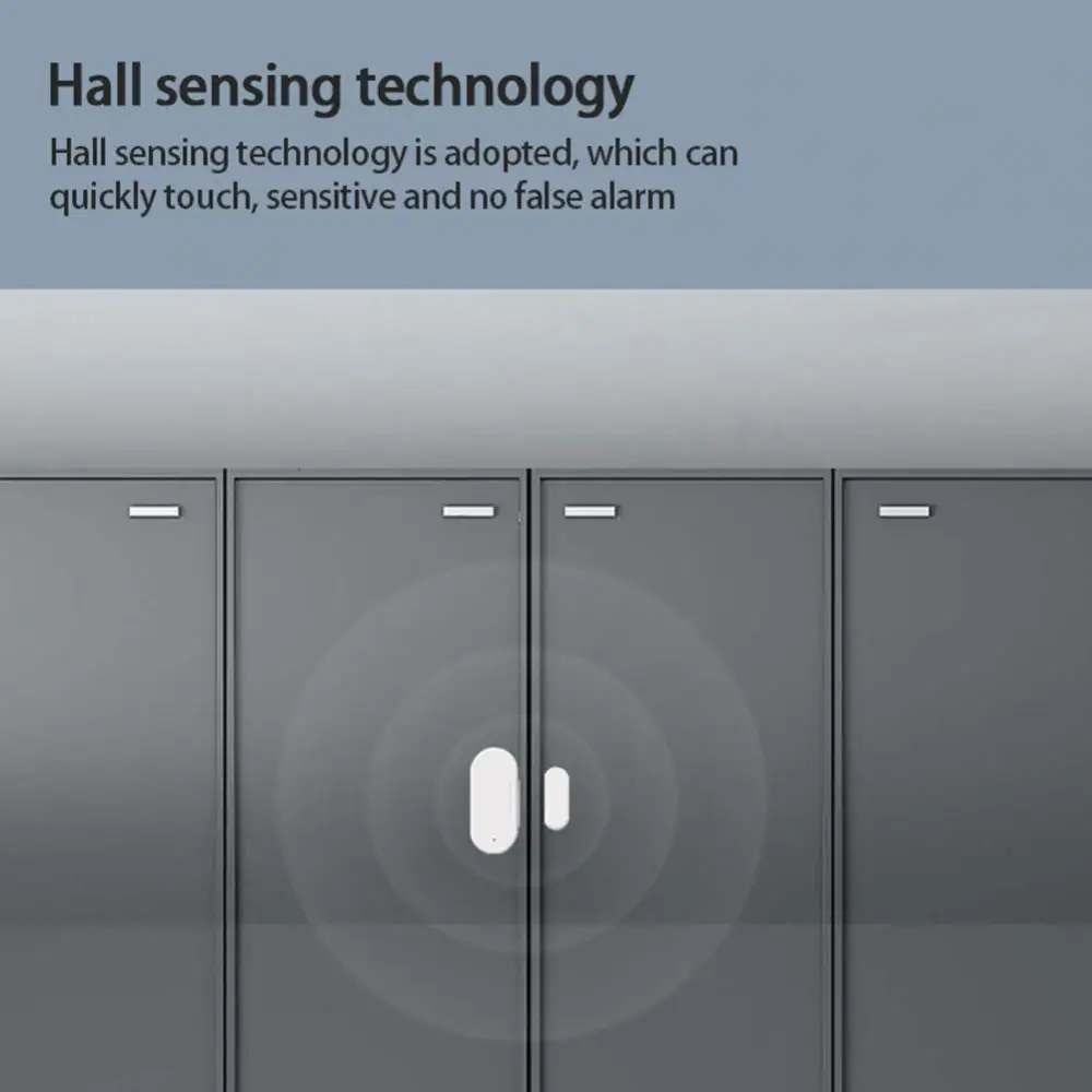 Remote Control Window Door Open Alarm Wireless Light Sensor Magnetic Door Sensor Real Time Work With Gateway