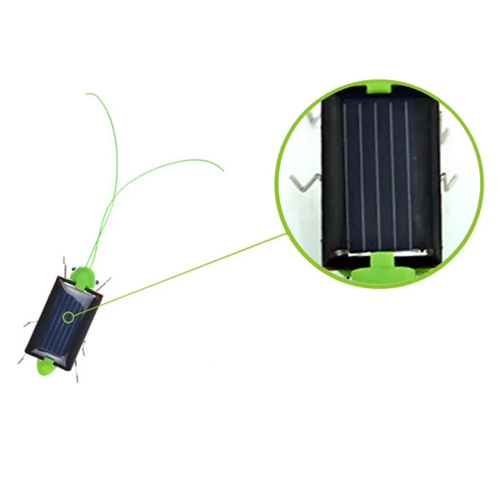 Saltamontes solares para niños, juguete educativo de Robot saltamontes alimentado por energía Solar, dispositivo de regalo necesario, juguetes