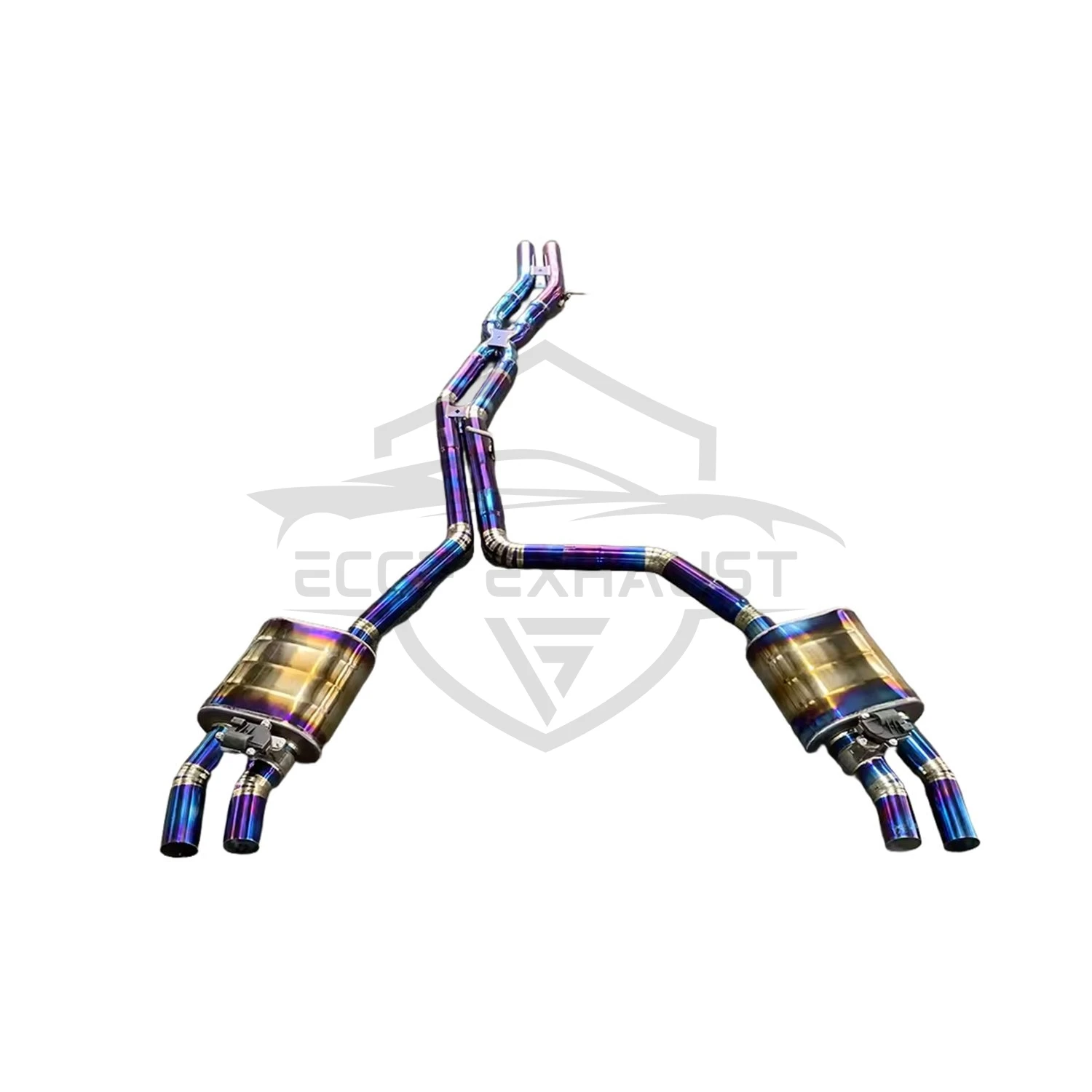 

Aggressive Sound Valved Titanium Catback Exhaust for Audi A8 S8 D2 D3 D4 D5 W12 Performance Upgrade Easy Installation