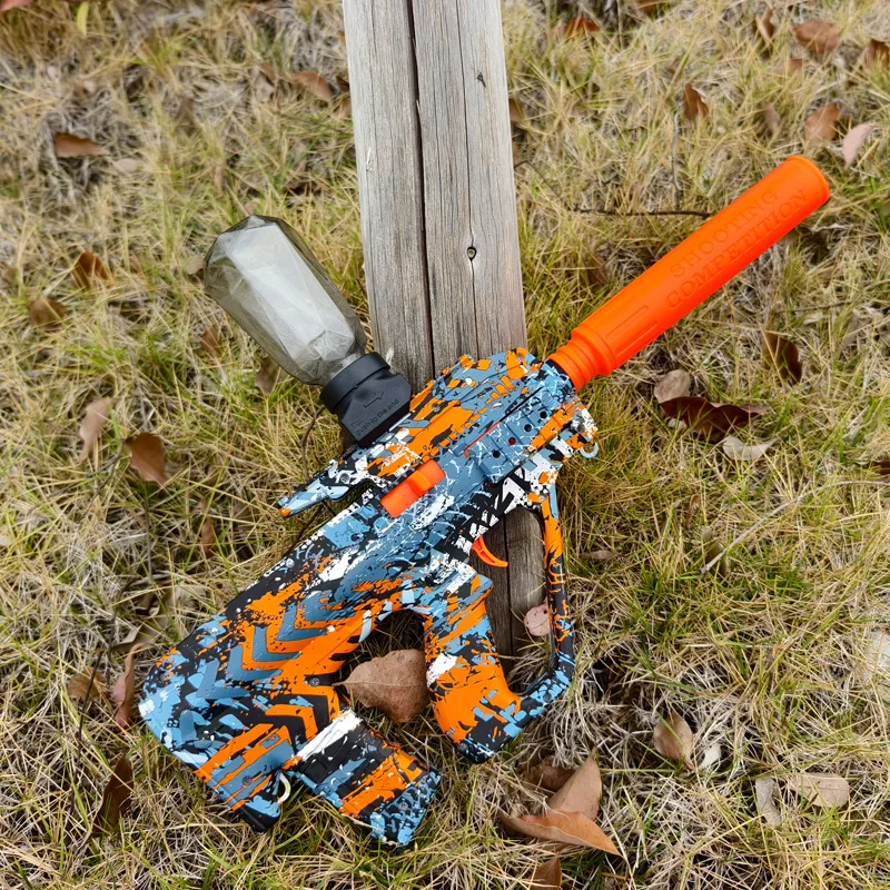 AUG بندقية لعبة الكرة الكهربائية الناسف مسدس اطلاق النار الرياضة لعبة في الهواء الطلق عالية السرعة قابلة للشحن لعبة تفاعلية لصبي الكبار هدية #4