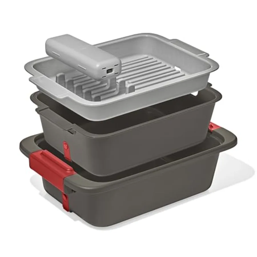 

Outdoor Wash Dry Stow System for Backpackers and Hikers Compact Waterproof Multi-Functional Laundry Solution with Built-in Dryi