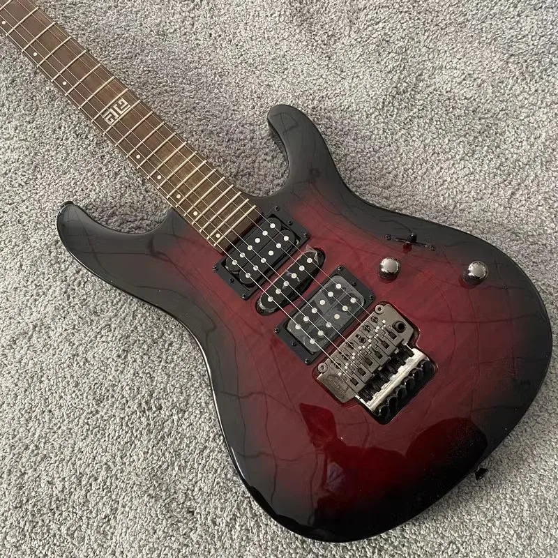 C753 Kiko Loureiro Signature 6 String Floyd Rose Electric Guitar Genuine Original Ibanez TRD HSH Pickups Stock Items Sales