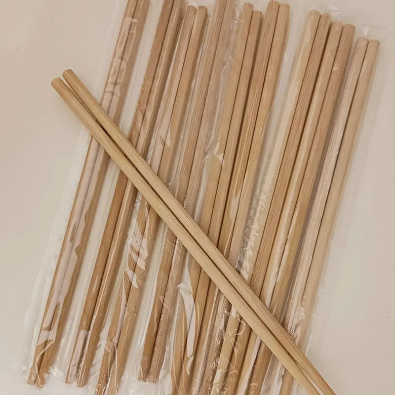 50Pairs Disposable Bamboo Chopsticks Restaurant Hotel Chop Sticks Individual Packing Hot Pot Noodle Sushi Chopsticks Tableware