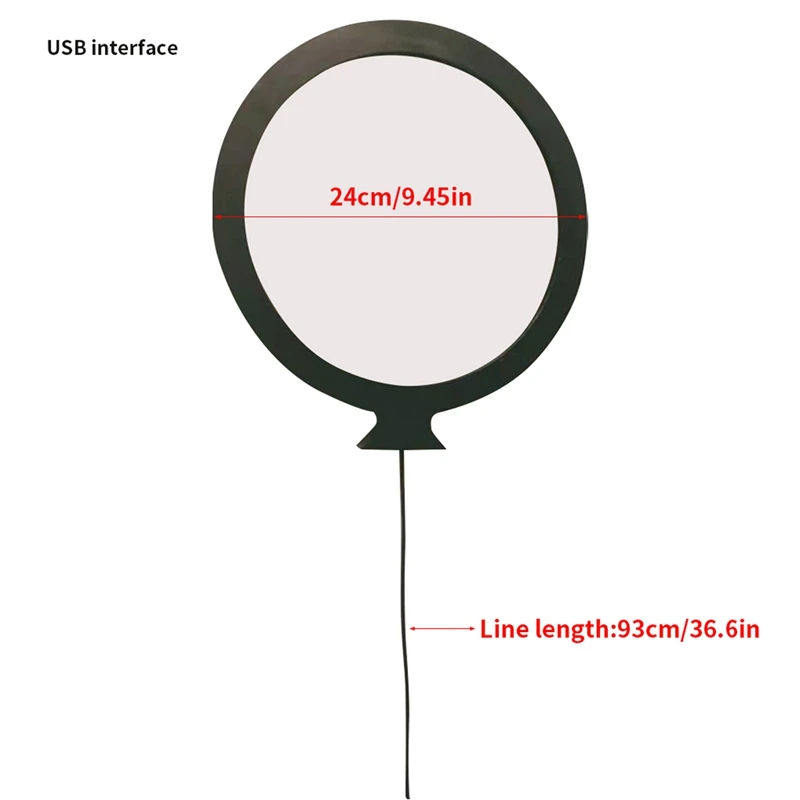 LED Mirror Moon Lamp Romantic Makeup Hanging Mirror Lamps Bedroom Decor Luminaria Lamp Xmas Girl Gift Decoration
