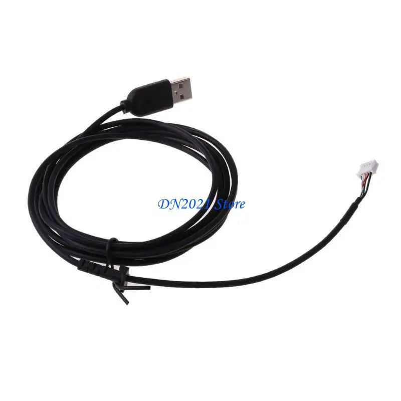 F3KE Mouse Cable Durable USB Soft Mouse Cable Line 2.15M for G402 Mice Connector Wire