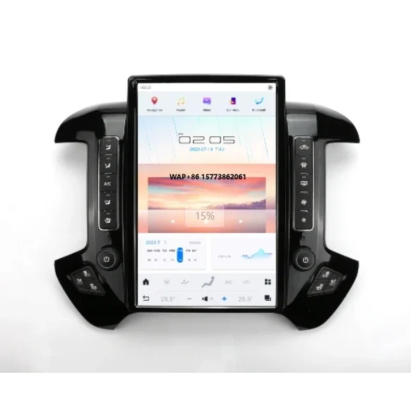 

Автомобильная мультимедийная магнитола с видеоэкраном для Chevrolet Silverado 13-19 / Sierra 14-20, 4.2/8 дюймов, адаптируется к оригинальному экрану автомобиля