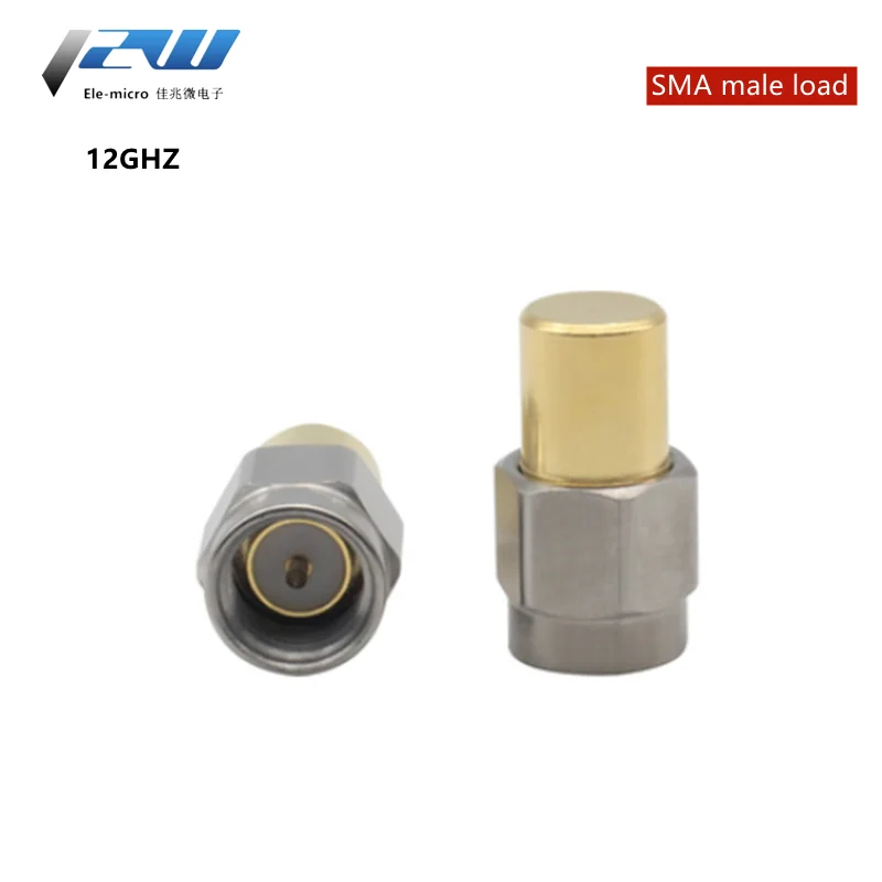 SMA load stainless steel SMA male load 12GHZ 2W test load low standing wave SMA plug