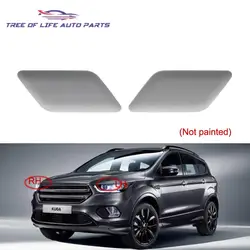 New Front Bumper Headlight Washer Spray Nozzle Jet Cap For FORD KUGA FL MK2 016-2019 GV44-13L018-AC GV4413L01AC9AC Not painted