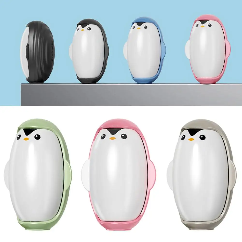 Penguin Shape Hair Sticker Portable Washable Reusable Tool Clothes Clothing Strong Adhesive Penguin Cute Collector Cleaning Z2F3