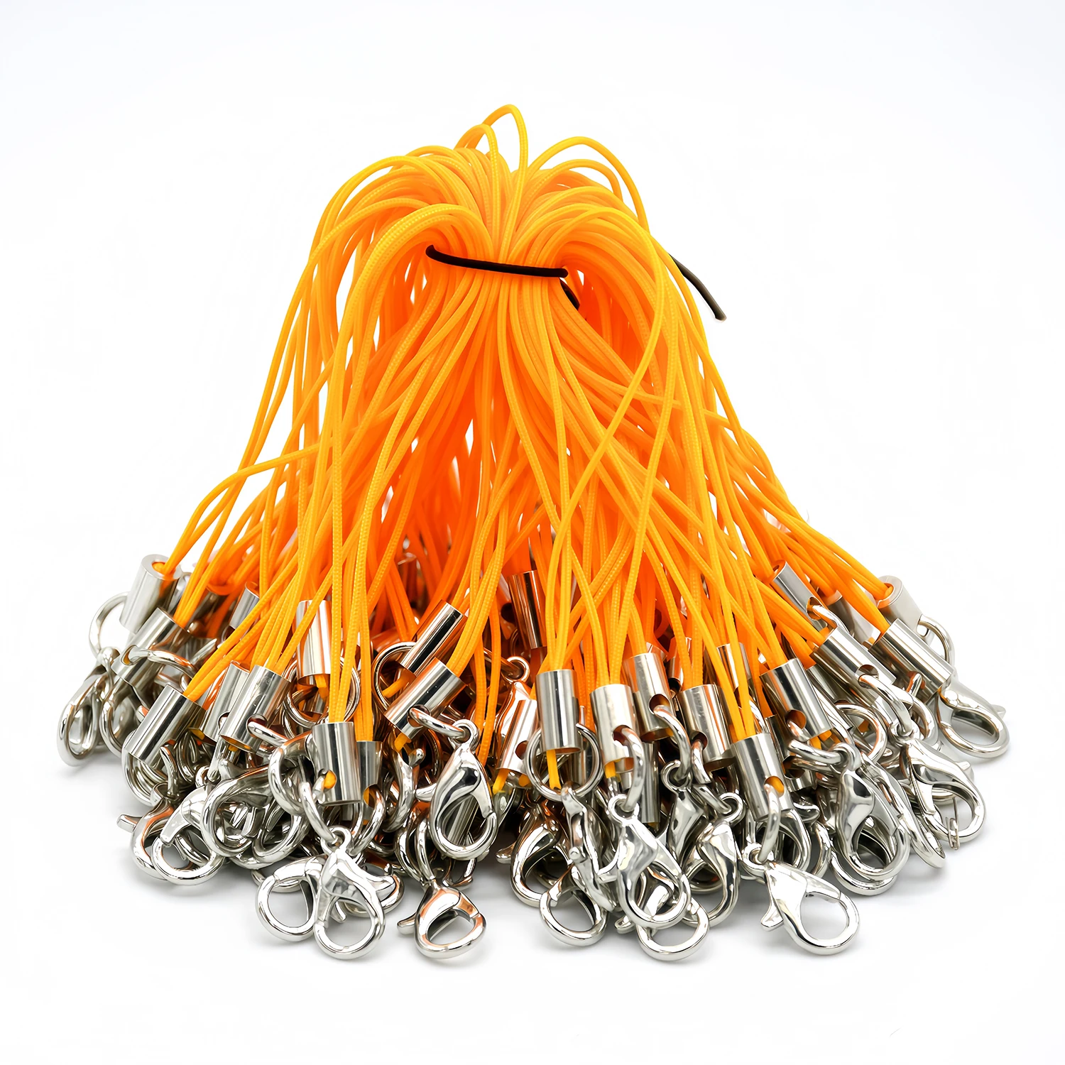 20/50/100 Stück Lanyard-Lanyard-Kordeln mit Karabinerhaken, Schlüsselanhänger-Haken, Mobiltelefon-Set, Anhänger, Schlüsselring-Zubehör – Detail 14