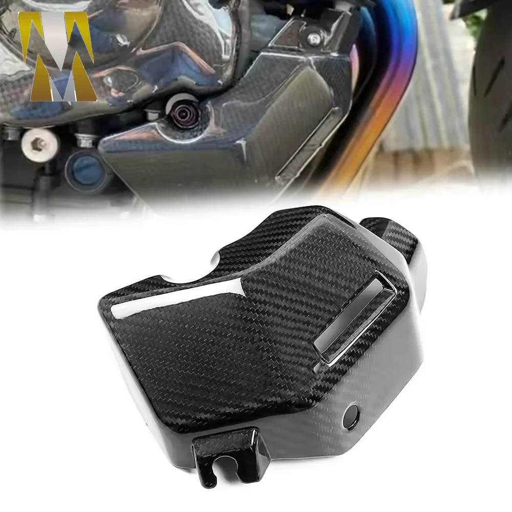 Compatible with Yamaha FZ09 MT09 XSR900 2013-2026 Motorcycle Carbon Fiber Radiator Water Coolant Case Cover Fairing Cowling