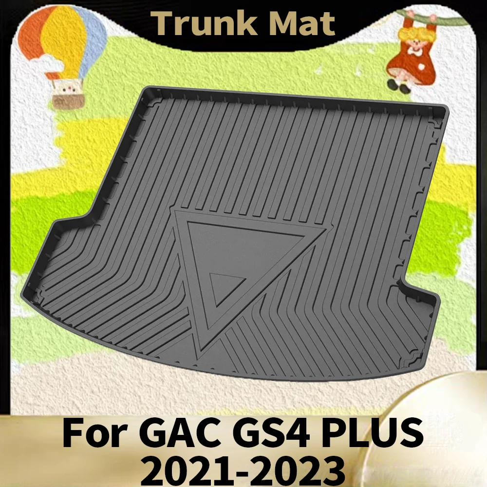 

Для GAC GS4 PLUS 2021-2023 автомобильный грузовой вкладыш всепогодный TPE нескользящий коврик для багажника водонепроницаемый лоток аксессуар для ковра багажника