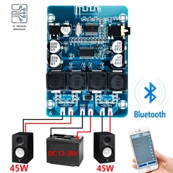 2x45W 12V 24V Stereo audio high quality XH-M314 TPA3118 Bluetooth Digital power Amplifier Board amplificador