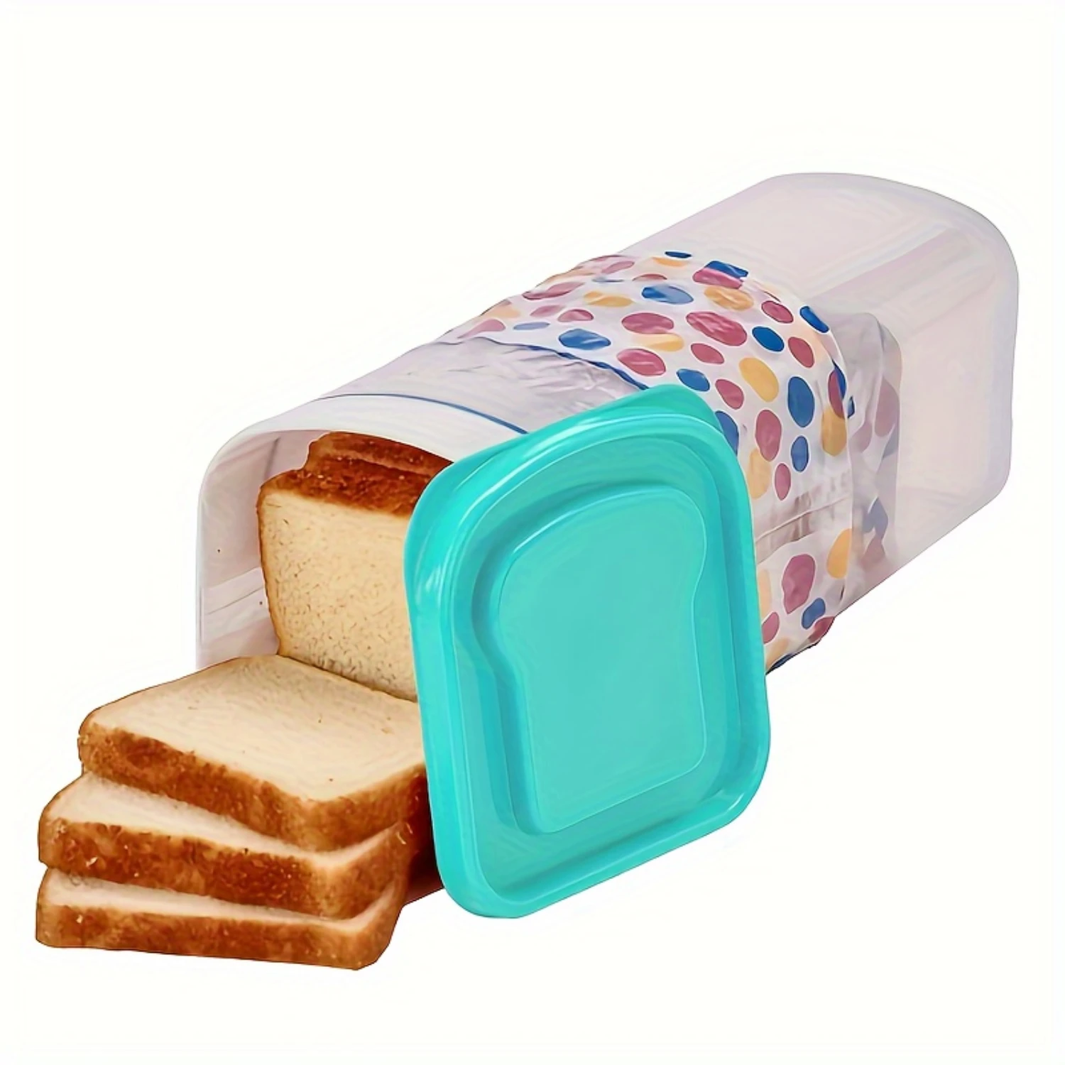 

1pc Large Stackable Bread Box - Spacious Lid for Easy Access, Sturdy Stackable Design, Airtight Freshness Preservation, Leak-Res