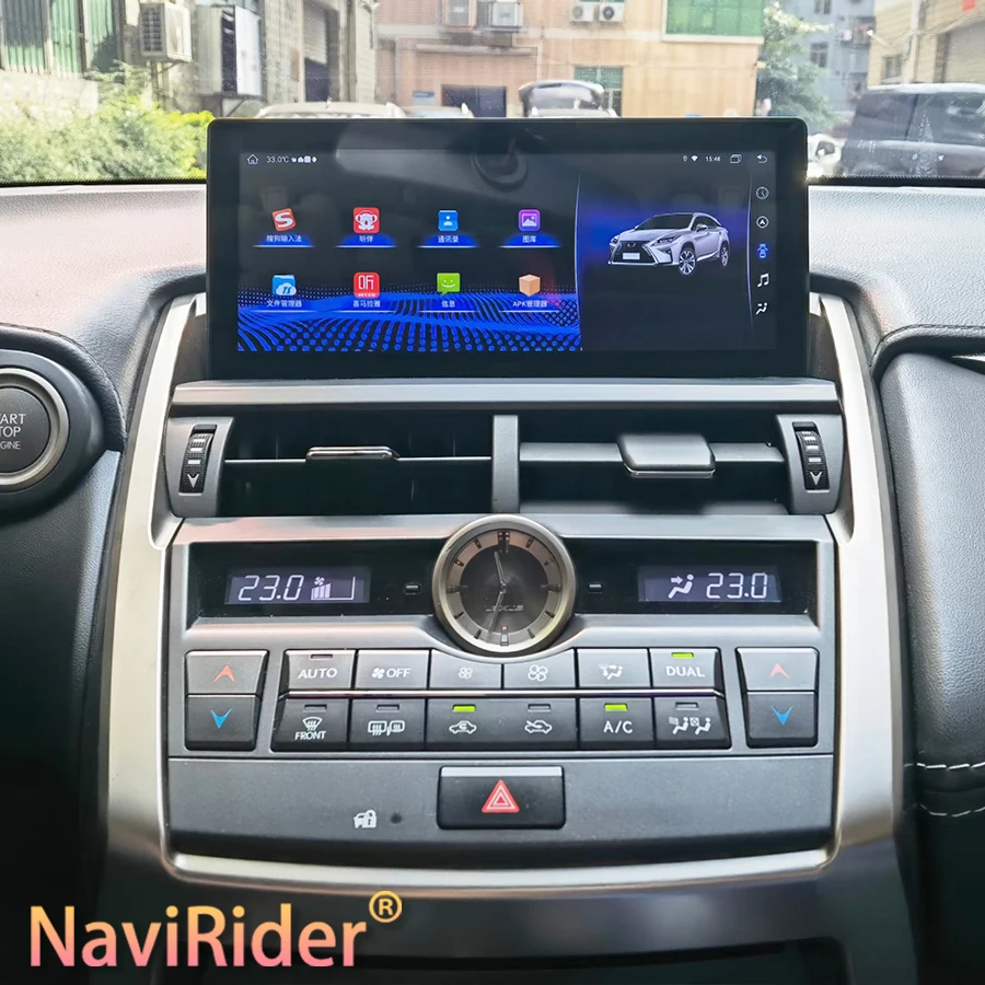 RHD 8+256GB Navi 10.25'' Android 14 Radio For Lexus NX NX200 NX200T 300h 2018-2021 CarPlay Bluetooth Multimedia Player Stereo