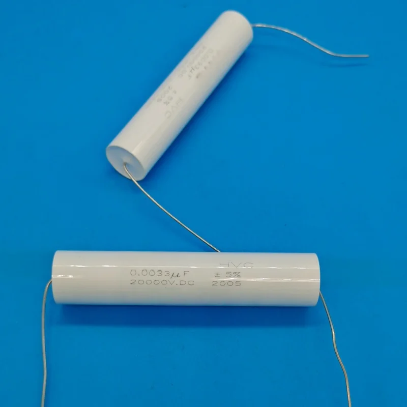 

1PCS high voltage pole-free inductive film capacitor 20000V 0.0033uf 3.3NF 16X75MM