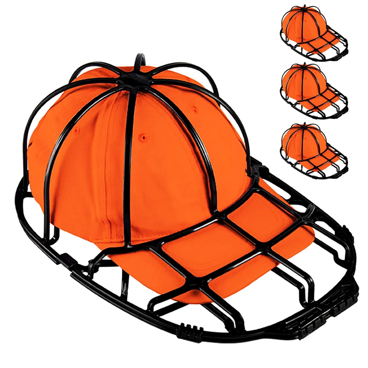 Multifunctional Baseball Cap Washer Fit Hat Washer Frame PP Washing Cage Double-deck Hat Cleaners Protector 2 Color