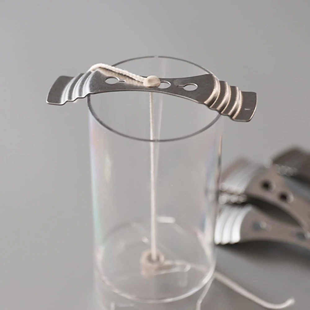 Metal Candle Wick Centering Devices Stainless Steel Candle Wick Holder for Candle Making DIY Making Lovers