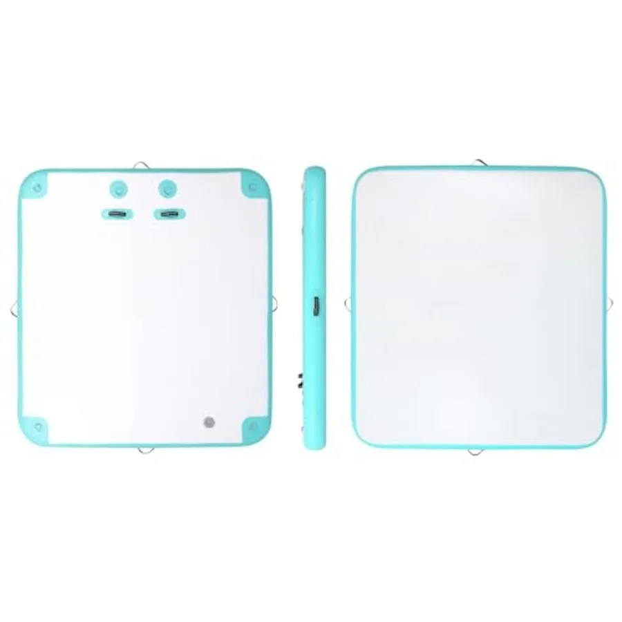 

Надувной плавучий док-платформа для плавания, большой надувной матрас для озера, бассейна, реки, океана, для отдыха, белый, мятно-зеленый