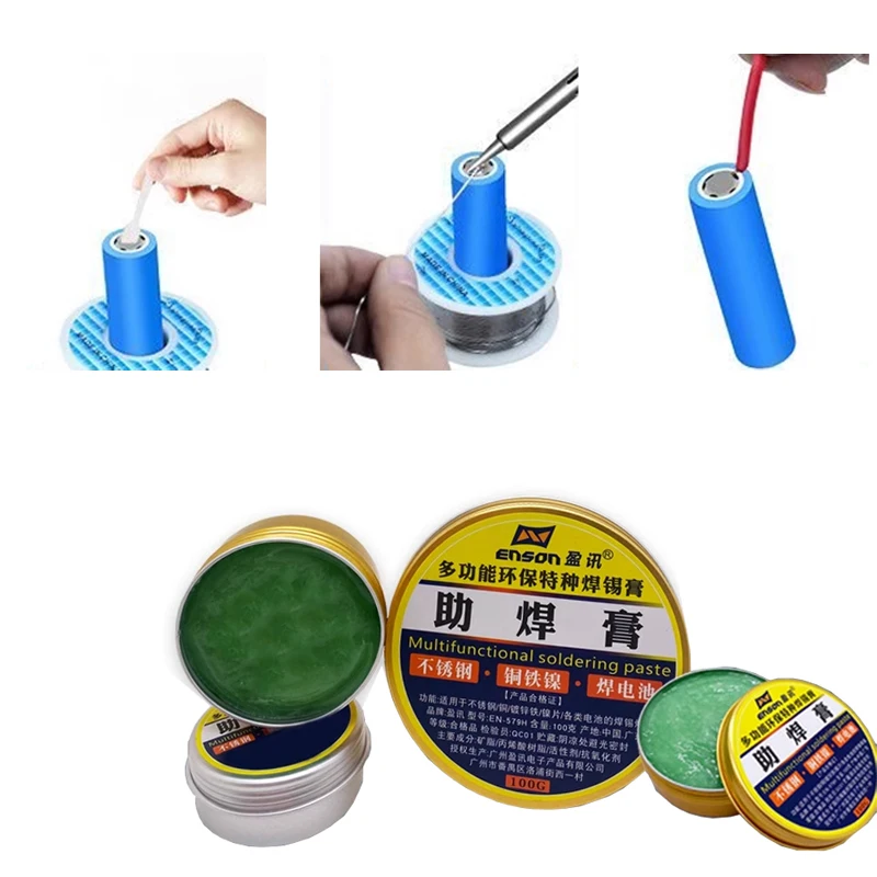 20/50/100g Stainless Steel 18650 battery Aluminum Flux Quick Welding paste Flux Safe Welding Solder Flux Multifunctional Brazing