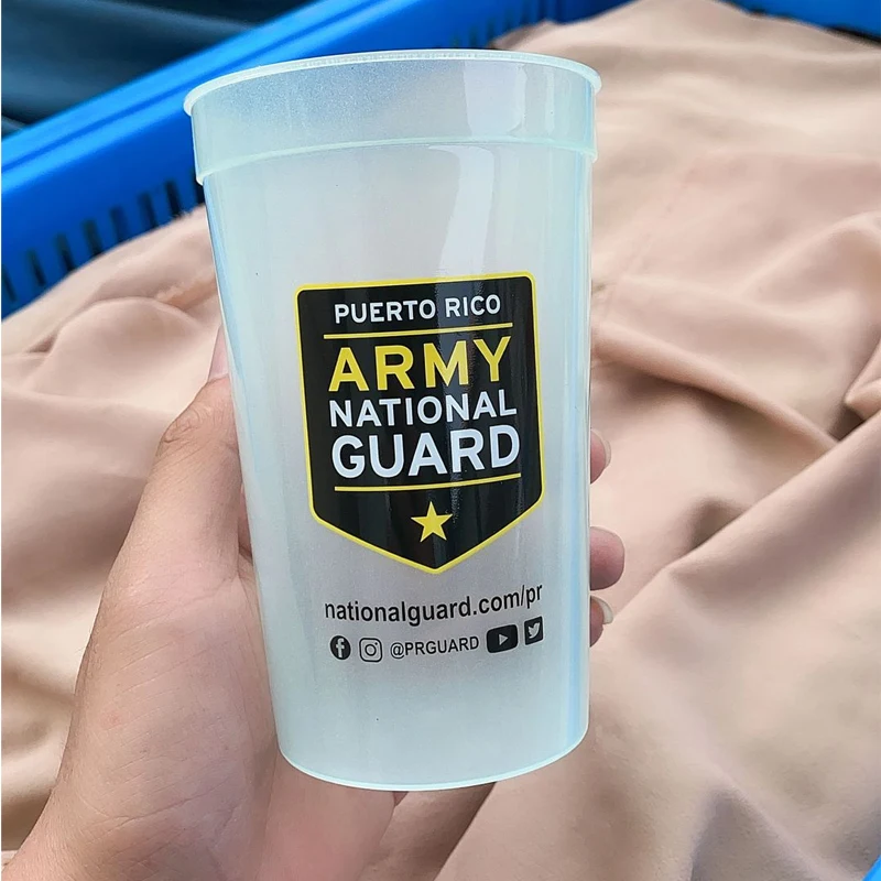 Customized Plastic Cup Can Do Straw, Color-Changing Cup, Personal Advertising, Juice Cup, Square Cup, 12OZ ,16OZ, Wedding Party