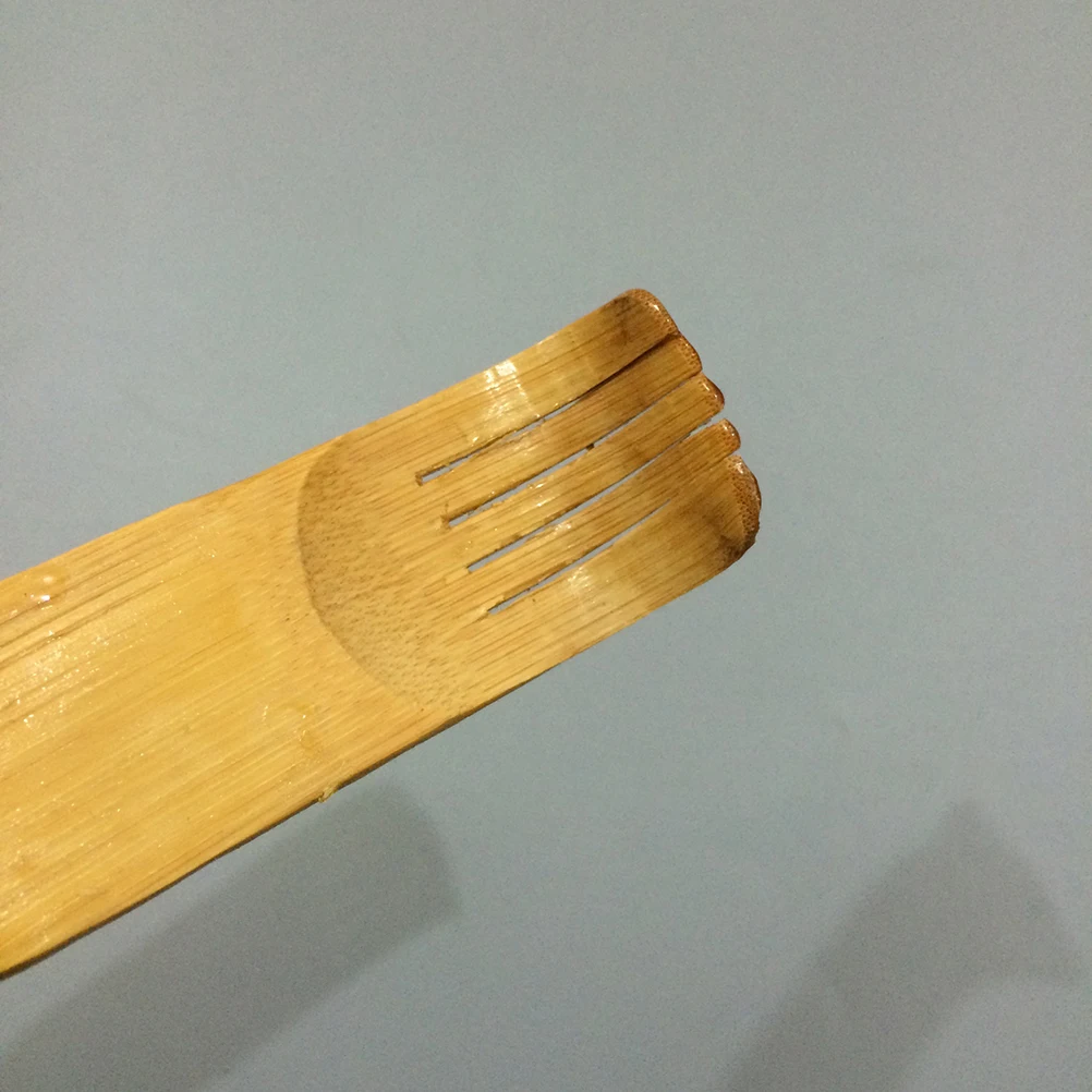 

Wooden Back Bamboo Long Handle Hand Shaped With Rollers For Neck Shoulder Massage Therapeutic Relaxation Tool Gift For Family