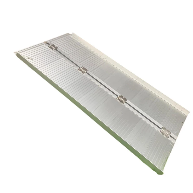 

Aluminum alloy ramp assisted wheelchair climbing board