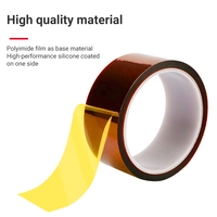 5-60mm Kapton Tape Polyimide Adhesive Insulating capton tape Electric insulating Heat Tape For PCB insulation Protection