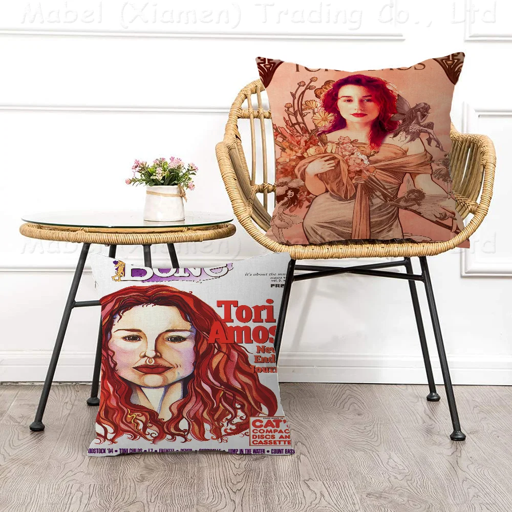 Singer G-Grimes T-Tori A-Amos Pillow Cover Sofa Cushion Cover Home Room Decoration Children Gift