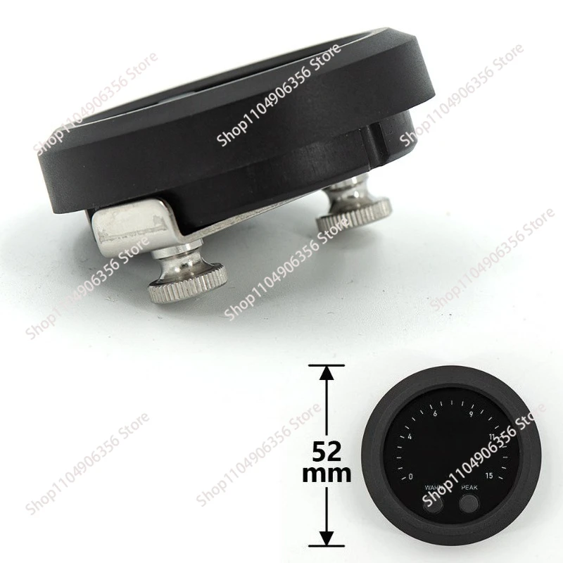for Car modification 52MM ultra-thin round red LED display 0~ 15PSI fuel pressure meter