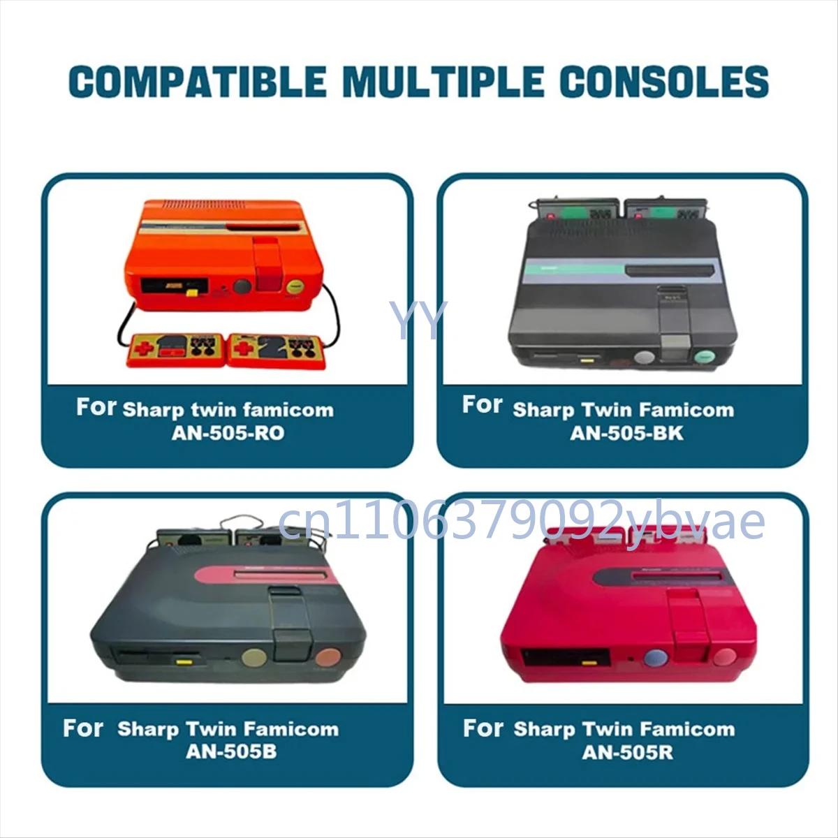 

Эмулятор дисководов Famicom Disk System (черный) + кабель-адаптер + карта на 4 ГБ | OLED-дисплей для Sharp Twin Famicom