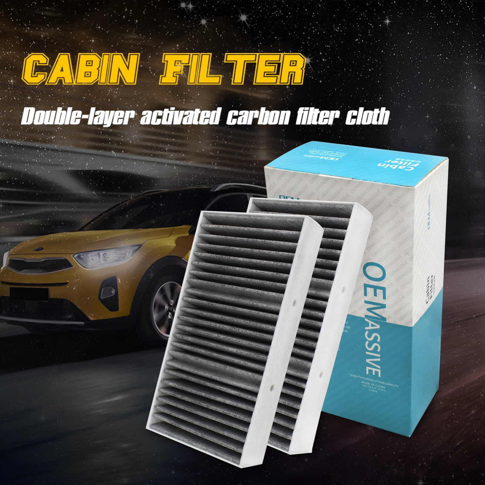 

For Mercedes-Benz GL-Class GLS X166 M-Class GLE W166 Coupe C292 Pollen Cabin Air Filter 1668307201 1668300318 Car Accessories X2