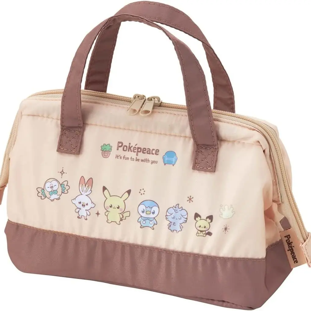 Hello Kitty Miniso Bento Bag Cartoon Pattern Heat Preservation Cold Insulation Bento Bag Children Oil Proof  Meal Bag New Gifts