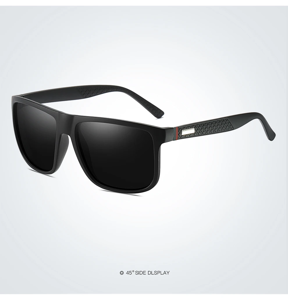 Modische Vintage Quadratische Sonnenbrille für Männer und Frauen Luxusmarken-Designer Herren-Sonnenbrille zum Fahren und Angeln UV400 Schutz Eyewear – Detail 8