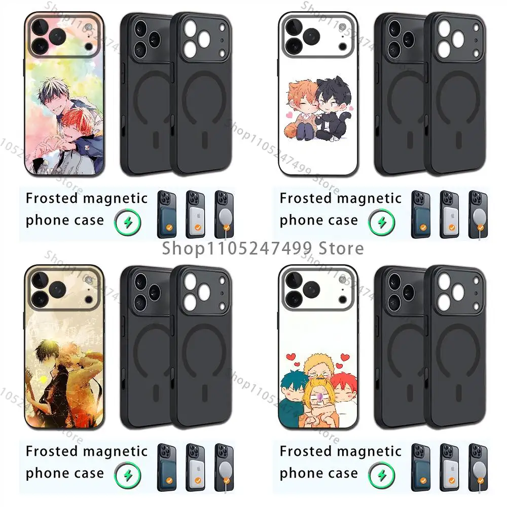 

G-Given Anime Phone Case For iPhone 17,16,15,14,13,12,11,Pro,Max,Plus,E,Air,Mini Magnetic Magsafe Frosted