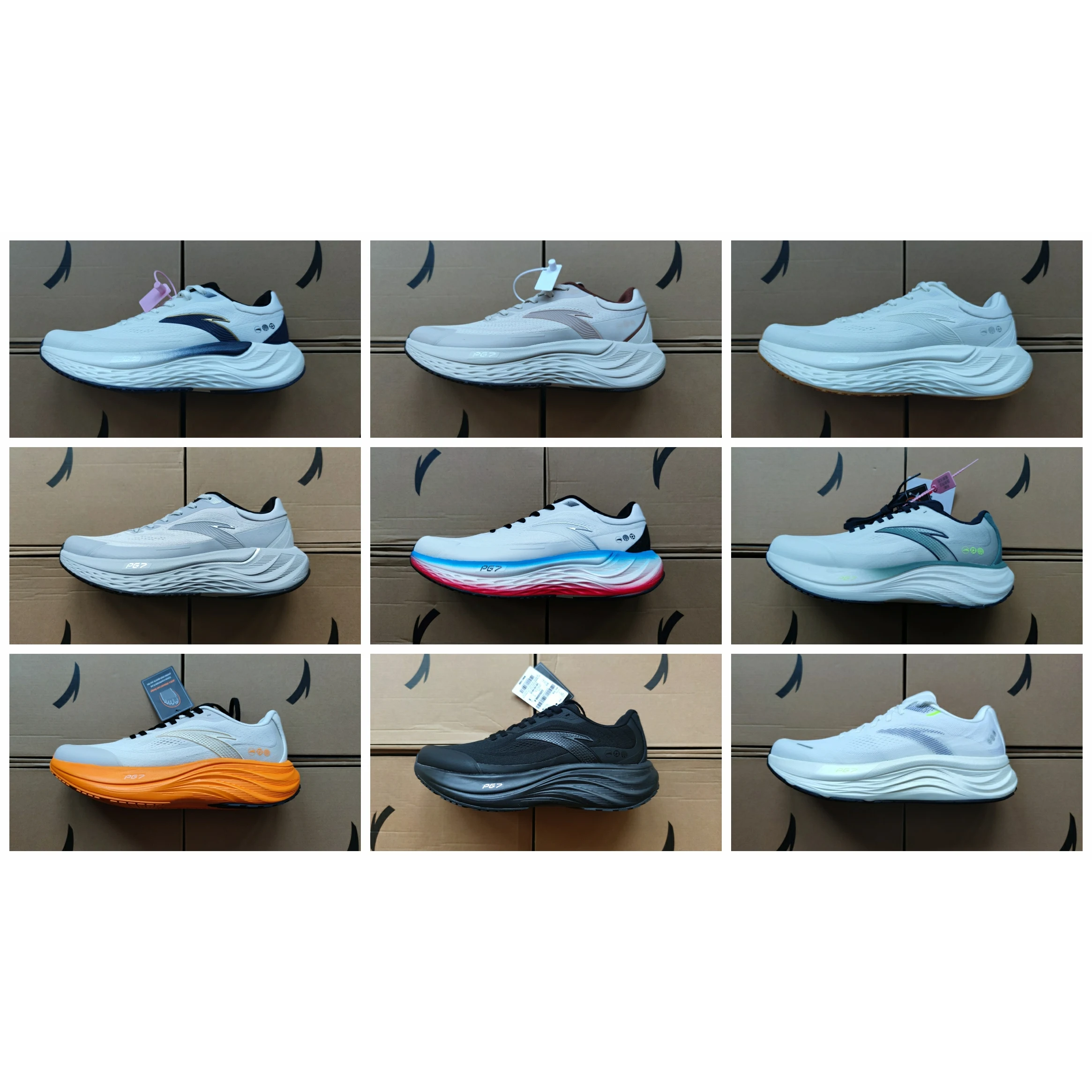 

Мужская дышащая средняя подошва Travel Step PG7 Running oes o Absorption Lightweight Sport oes для весны, осени и зимы