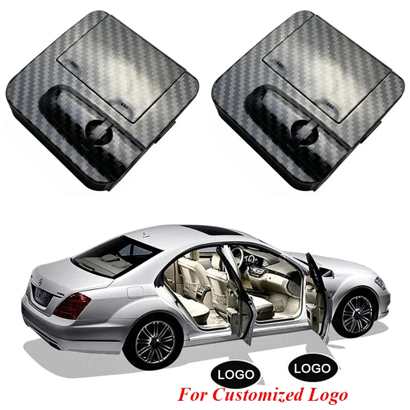 

VIP # 2 [Индивидуальный] Беспроводной логотип двери автомобиля, светодиодный приветственный ночник, проекционная лазерная лампа, 5 В постоянного тока, проектор, автомобильные люстры