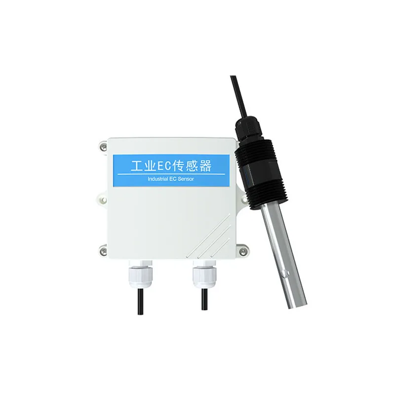 Water quality industry online EC plastic digital electrode probe resistivity conductivity meter sensor salinity EC meter 4-20mA