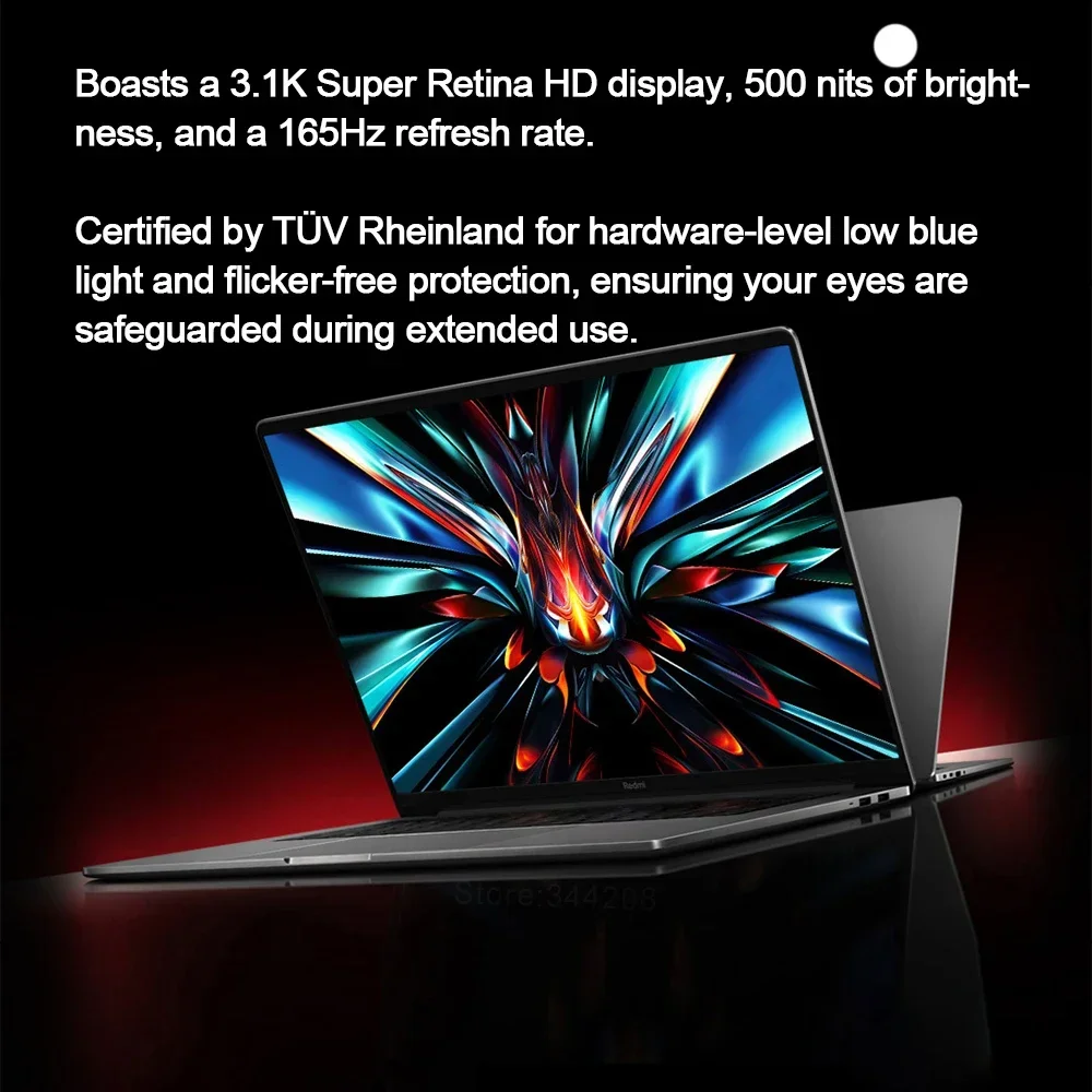 US.EU For Redmi Book Pro 16 2024 Laptop Intel Ultra5 125H 7 155H RAM 32GB SSD 1TB 16"Inch 3.1K 165Hz Notebook Ultrabook Comput