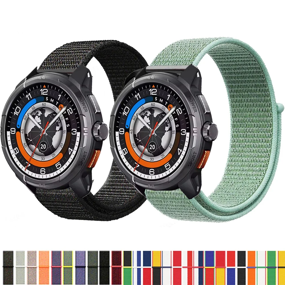 Nylon Loop Strap for HAYLOU Solar Ultra Smartwatch Replacment Bracelet Sport Watchband Correa for HAYLOU Solar Ultra Band