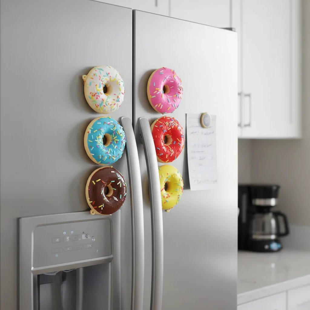 6.2cm/2.4in Photography Decoration Artificial Donut Model Food Squeeze  Simulation Donuts Donut Cone  Simulation Cake