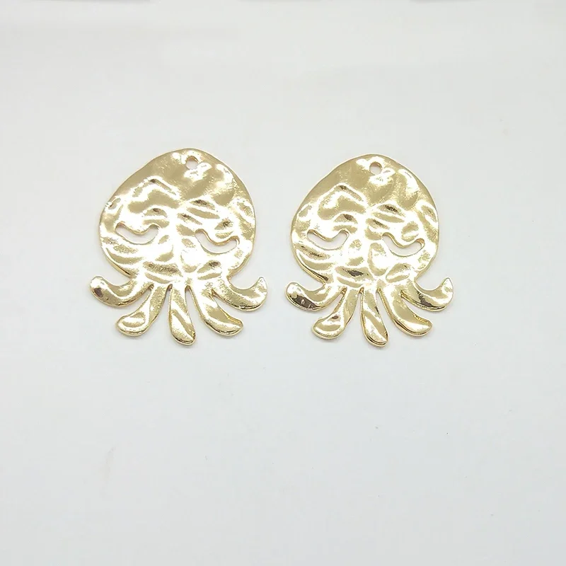 جديد 30*26 مللي متر 4 قطعة/حقيبة عالية الجودة سبائك الزنك الأخطبوط سحر قلادة ل القرط قلادة مجوهرات اكسسوارات #4