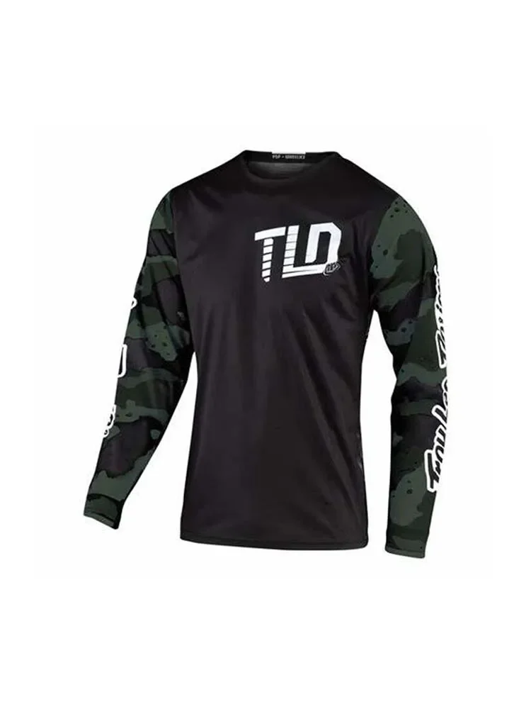 Mountain bike mtb shirt DH off-road motorcycle clothing quick-drying and breathable long-sleeved T-shirt BMX enduro jersey