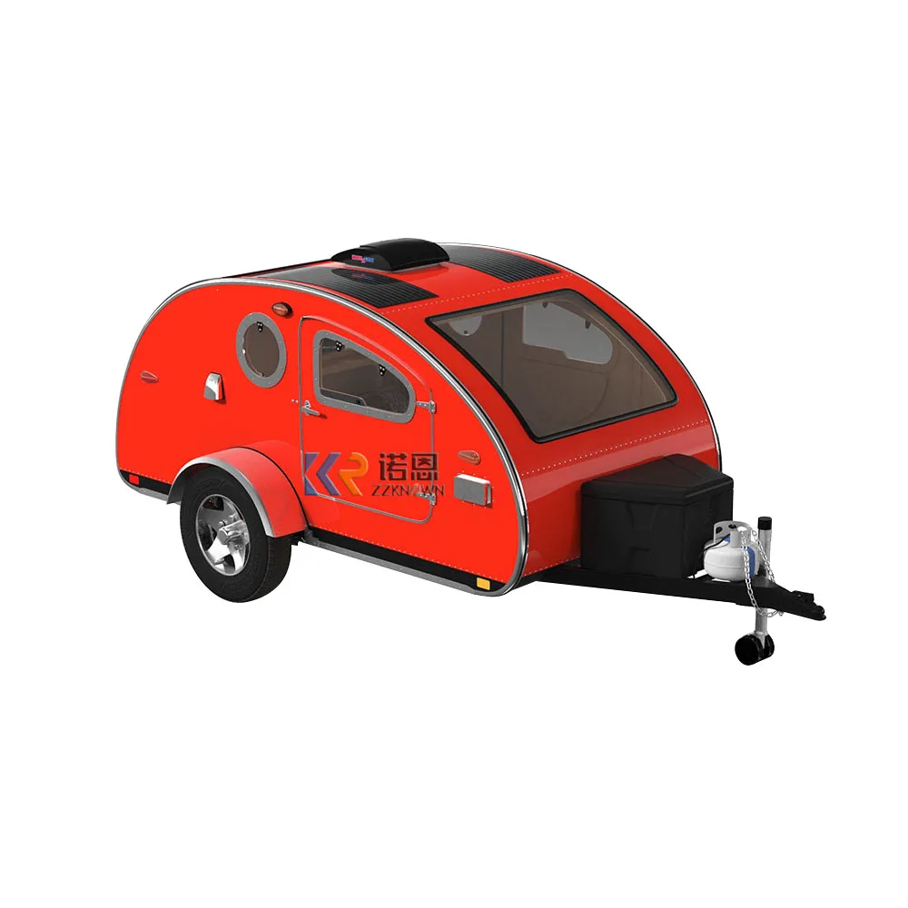 

Light Weight Small Tiny Camper Trailer Teardrop Off Road Caravan Off Road Travel Trailer for Sale