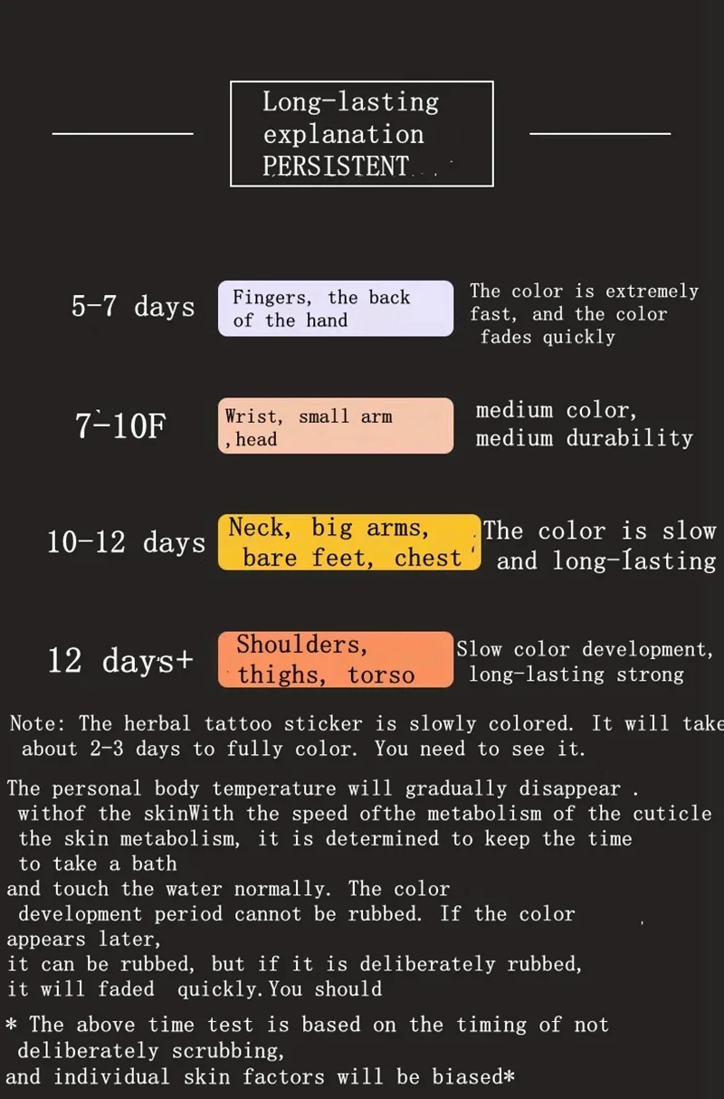 دمية صامتة راهبة عصير عشبي الوشم المؤقت الشر مرعب مقاوم للماء وهمية الوشم ملصق الجسم الفن الوشم موضة جديدة #4