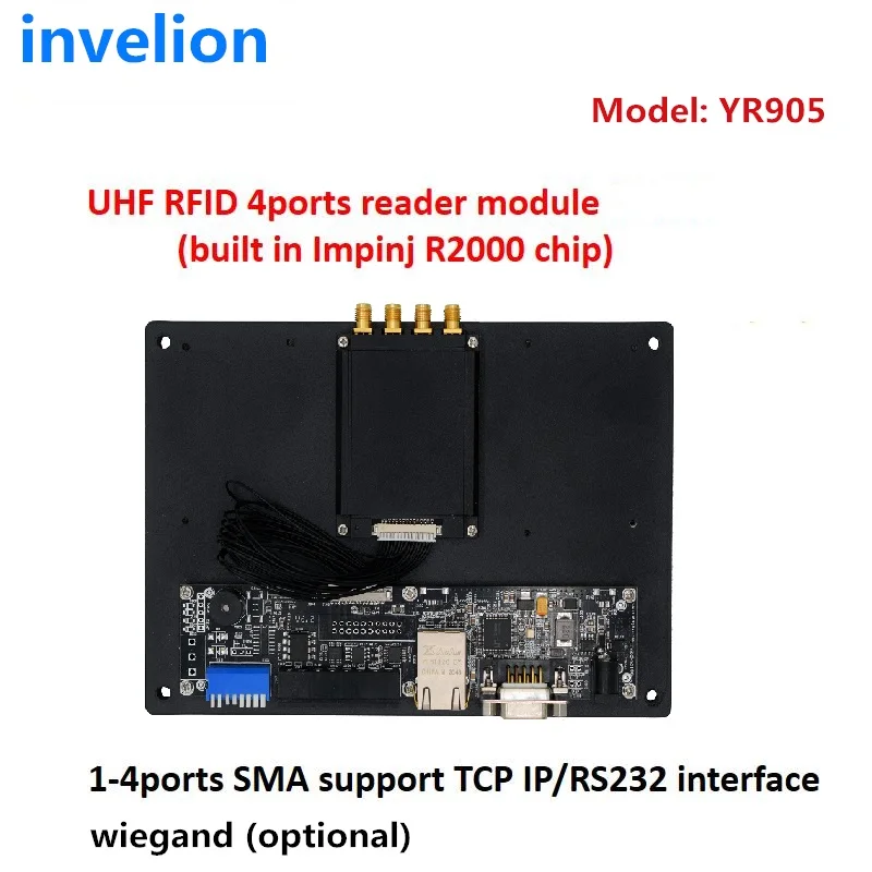 UHF RFID Reader Module Indy Impinj R2000/E710 TTL/RS232/TCP IP Interface Free C# SDK Source Code 1/2/4/8/16 ports RFID Module