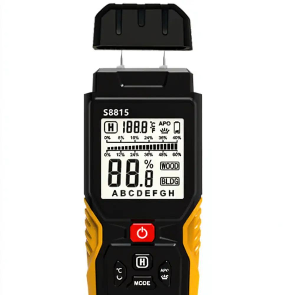 High Precision Timber Moisture Meter Digital Wood Humidity Detector Building Material Water Content Measurement Tool