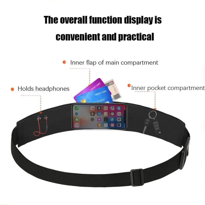 Waist Running Bags Women Sports Fitness Waterproof For Money Phone Holder Jogging Training Key Belt Bike Accessories Pouch Packs